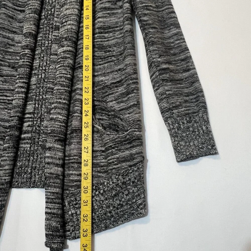 ARITZIA WILFRED Flaubert Silk Cashmere Blend XS Marl Yarn Open Cardigan Knit